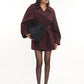 Fig Burgundy Wool Jacket