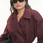 Fig Burgundy Wool Jacket