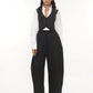 Barrey Black Cotton Pant