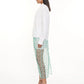 Orga Printed Organza Skirt