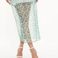 Orga Printed Organza Skirt