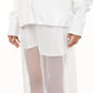 Orga White Organza Skirt