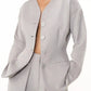 Mona L.Grey Cordoury Jacket