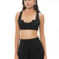 Sim Black Cotton Bralette