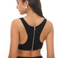 Sim Black Cotton Bralette