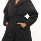 Ciaga Black Cotton Puffer Jacket