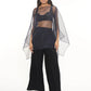 Laco Printed Organza Kaftan