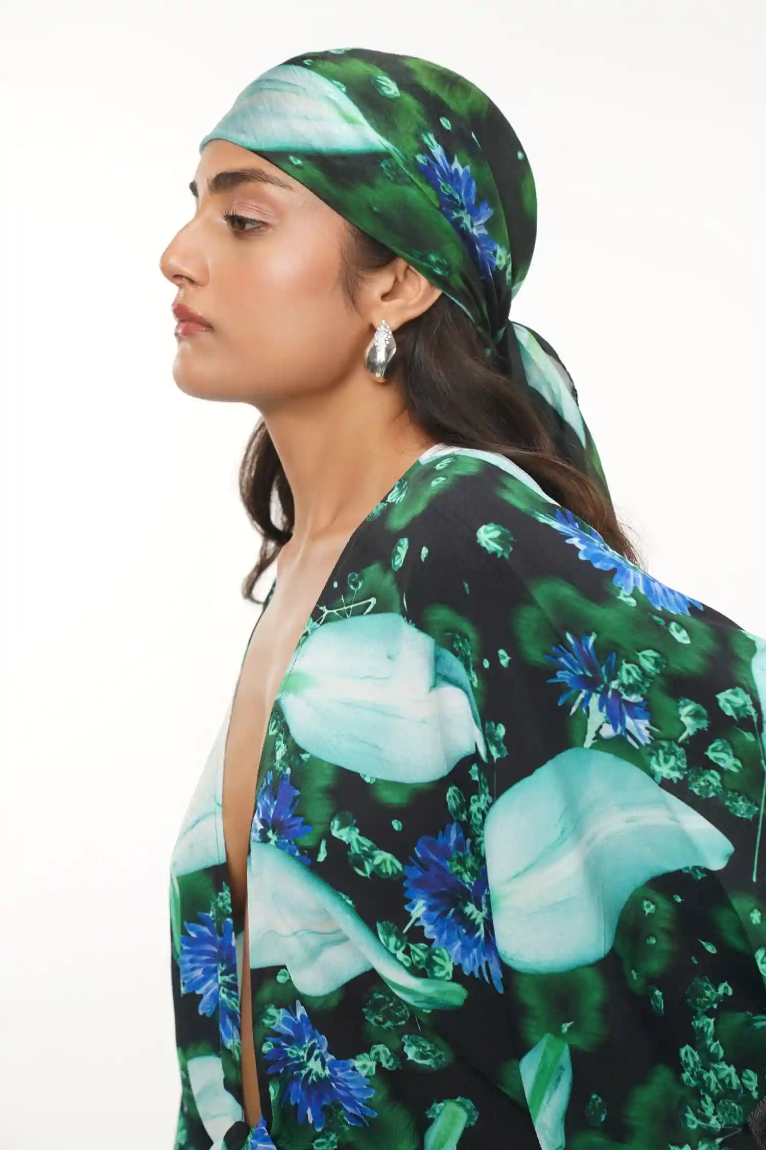 Trompe L’œil Flower Bandana