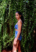 Cosmic Wave High Waist Bikini Bottom