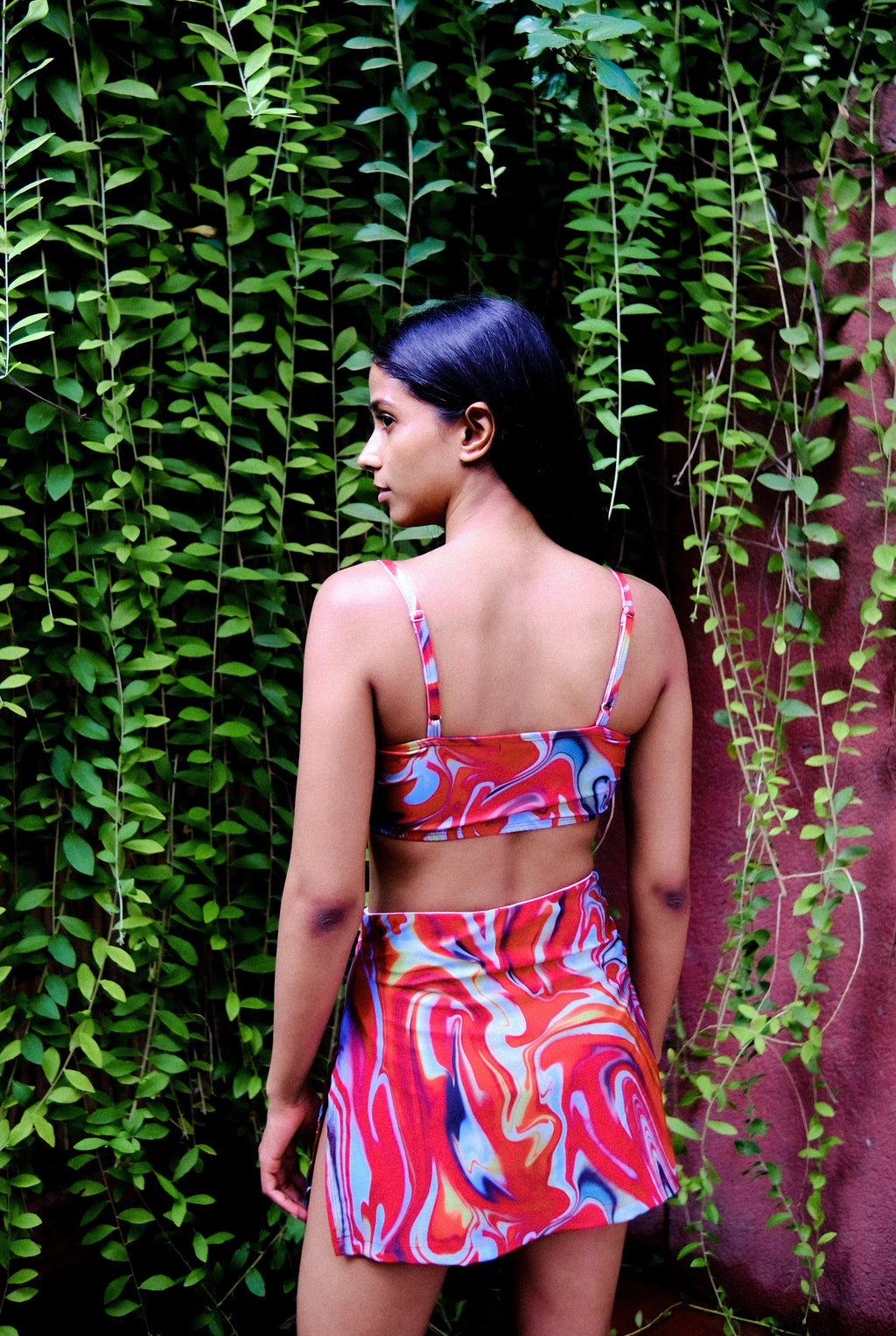 Cayenne Wave Bikini Box Top