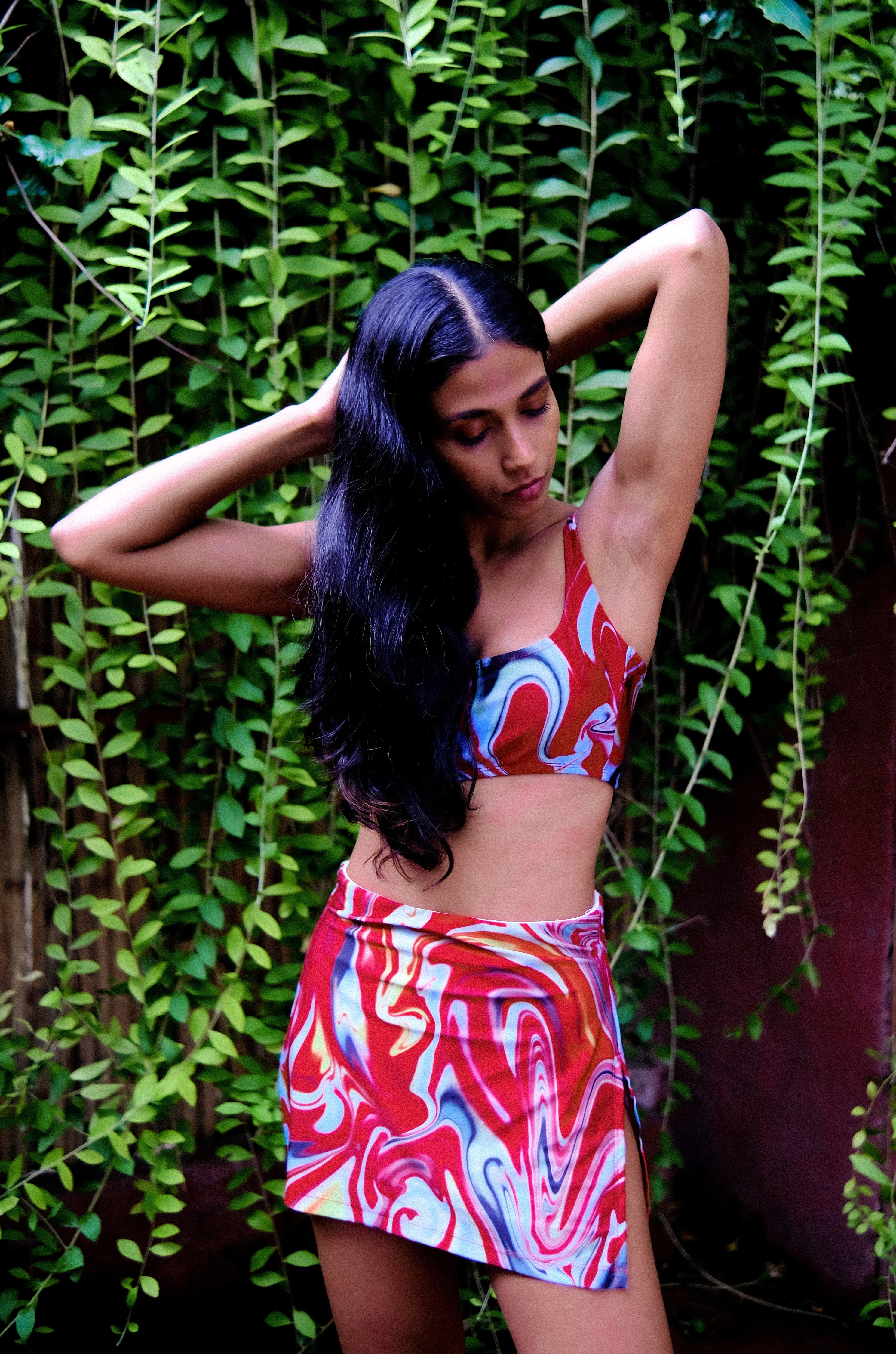 Cayenne Wave Bikini Box Top