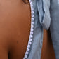Ava Backless Top - Blue