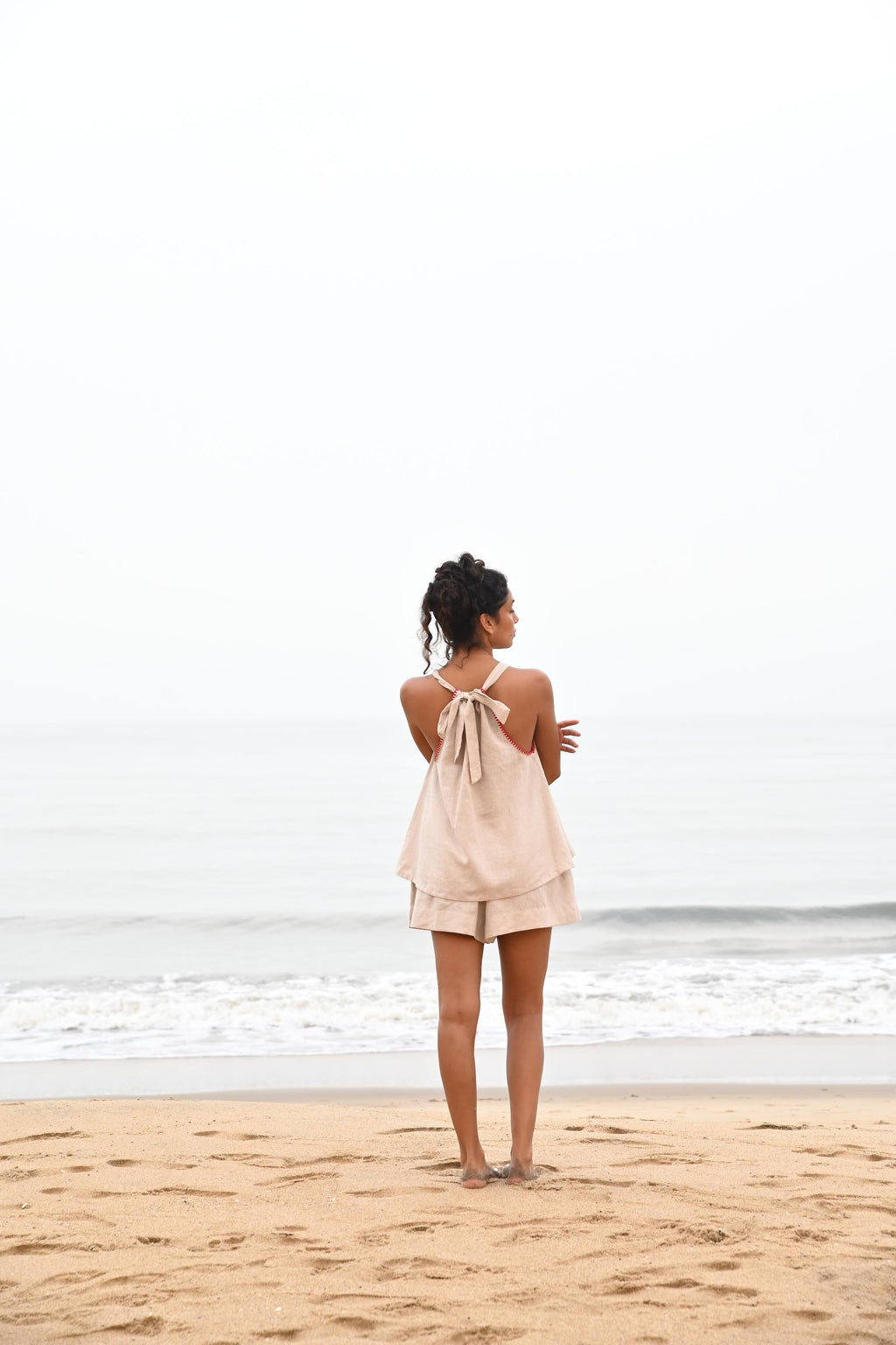 Noir Halter Top - Beige