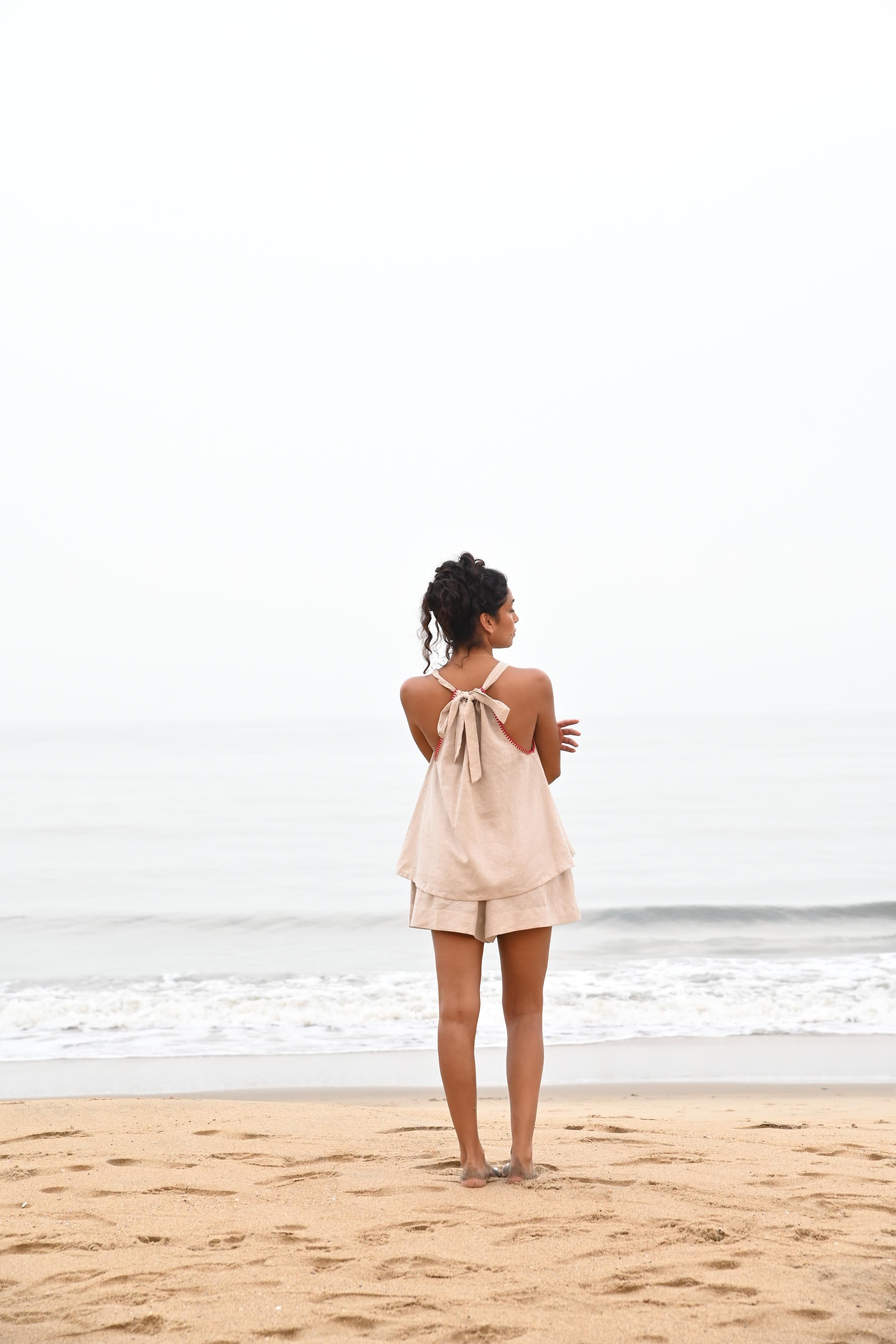 Noir Halter Top - Beige