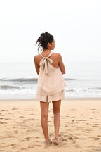 Noir Halter Top - Beige