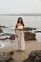 Verve Maxi Skirt - Beige