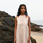 Zoe Tie-up Dress - Beige