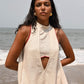 Ava Backless Top- Beige