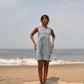 Zoe Tie-up Dress - Blue