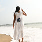 Eda Patch Dress- Blue