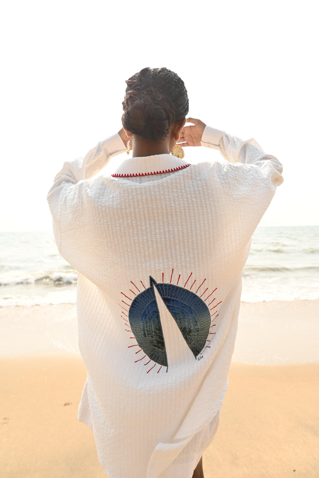 Coco Patch Shirt- Red