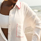 Coco Patch Shirt- Red