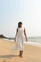 Eda Patch Dress - Red