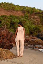 Eri Elasticated Pants - Beige