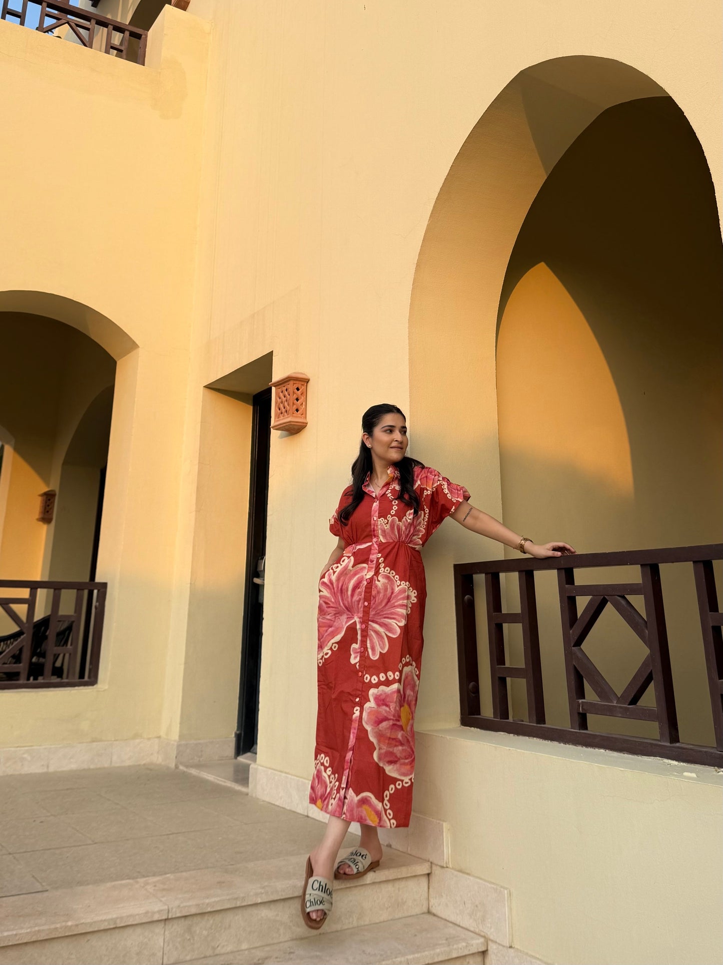 Alessia Dress in Bubbly Spritz Print