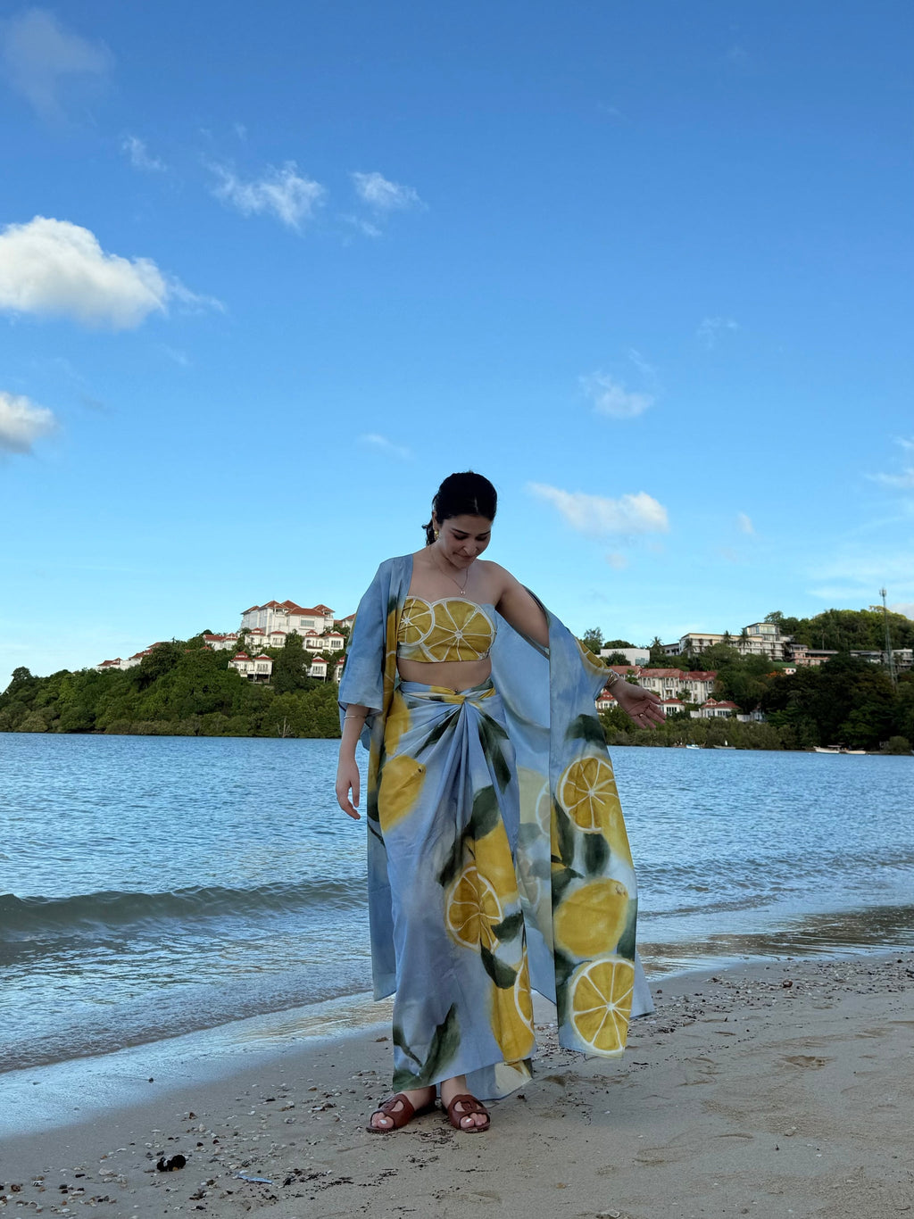 Sabbia Set in Limoncello Print