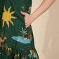 Ember Dress in Hidden Spring Print (Green)