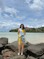 Positano Dress in Limoncello Print