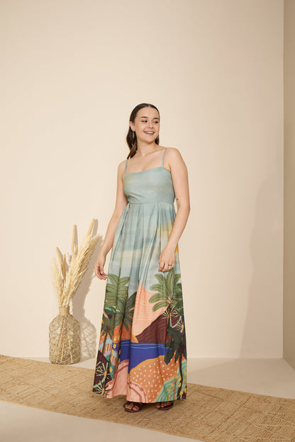 Charlotte Dress in Desert Bloom Print