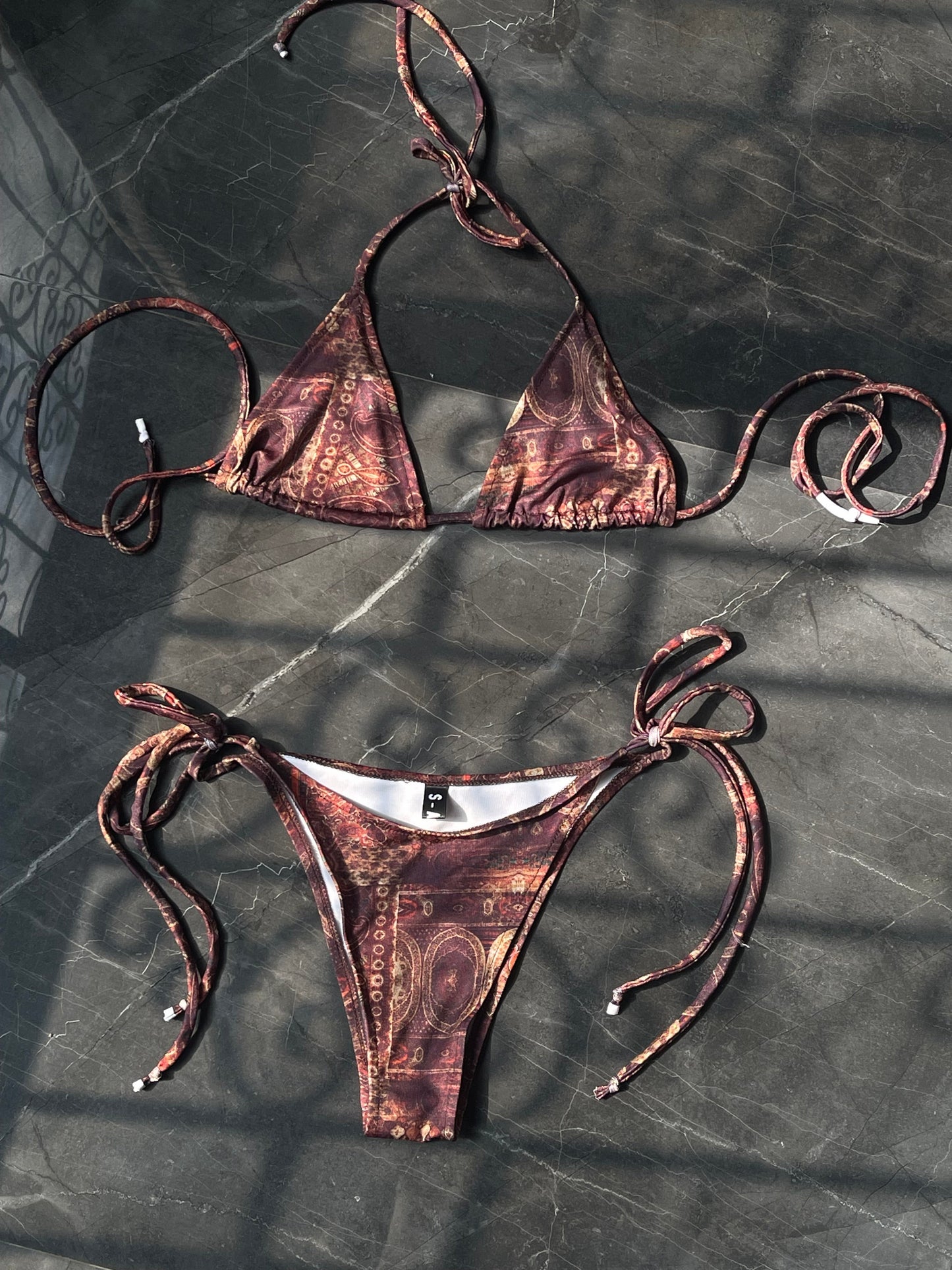 Tie bikini top- Chateau