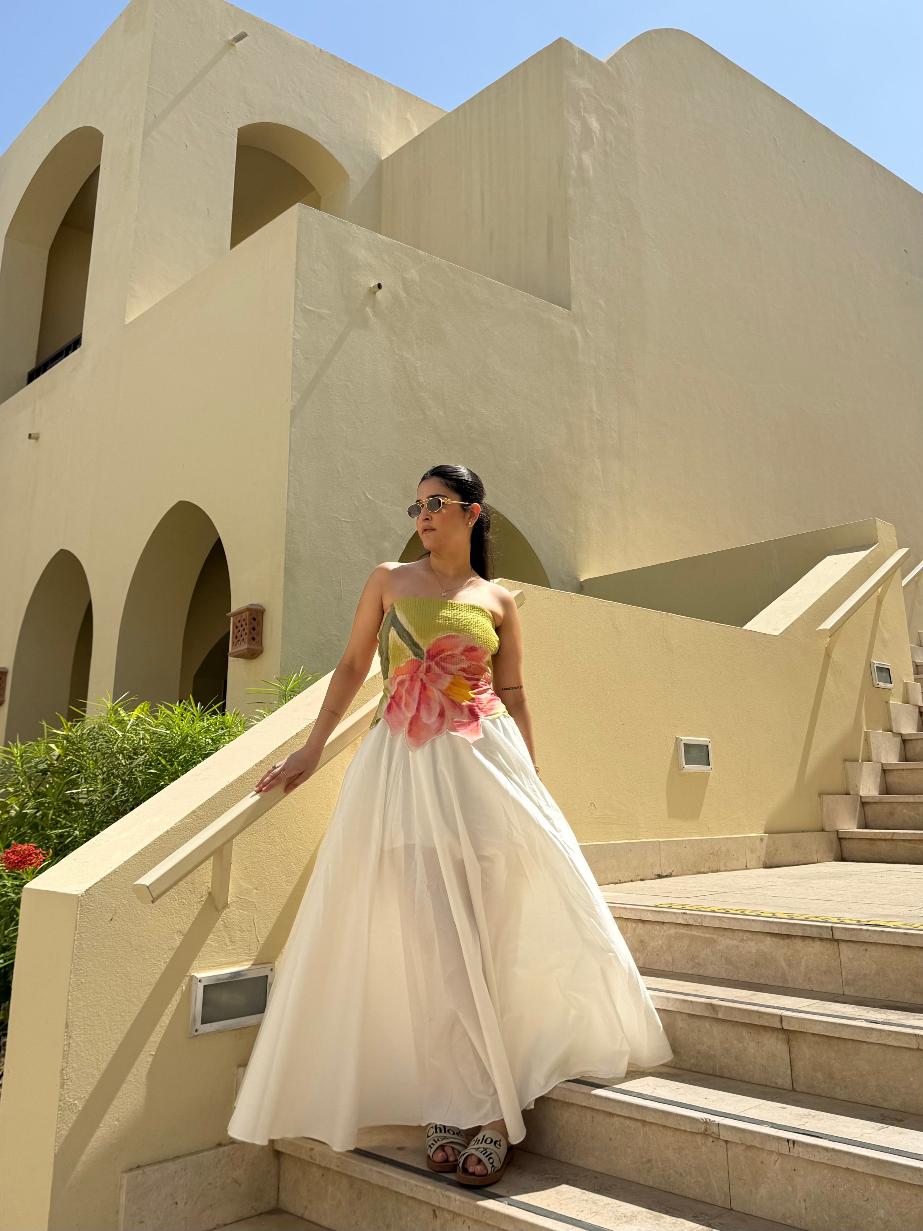 Margot Set in Tuscan Olive Print