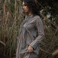 Akari Striped Dress - Brown