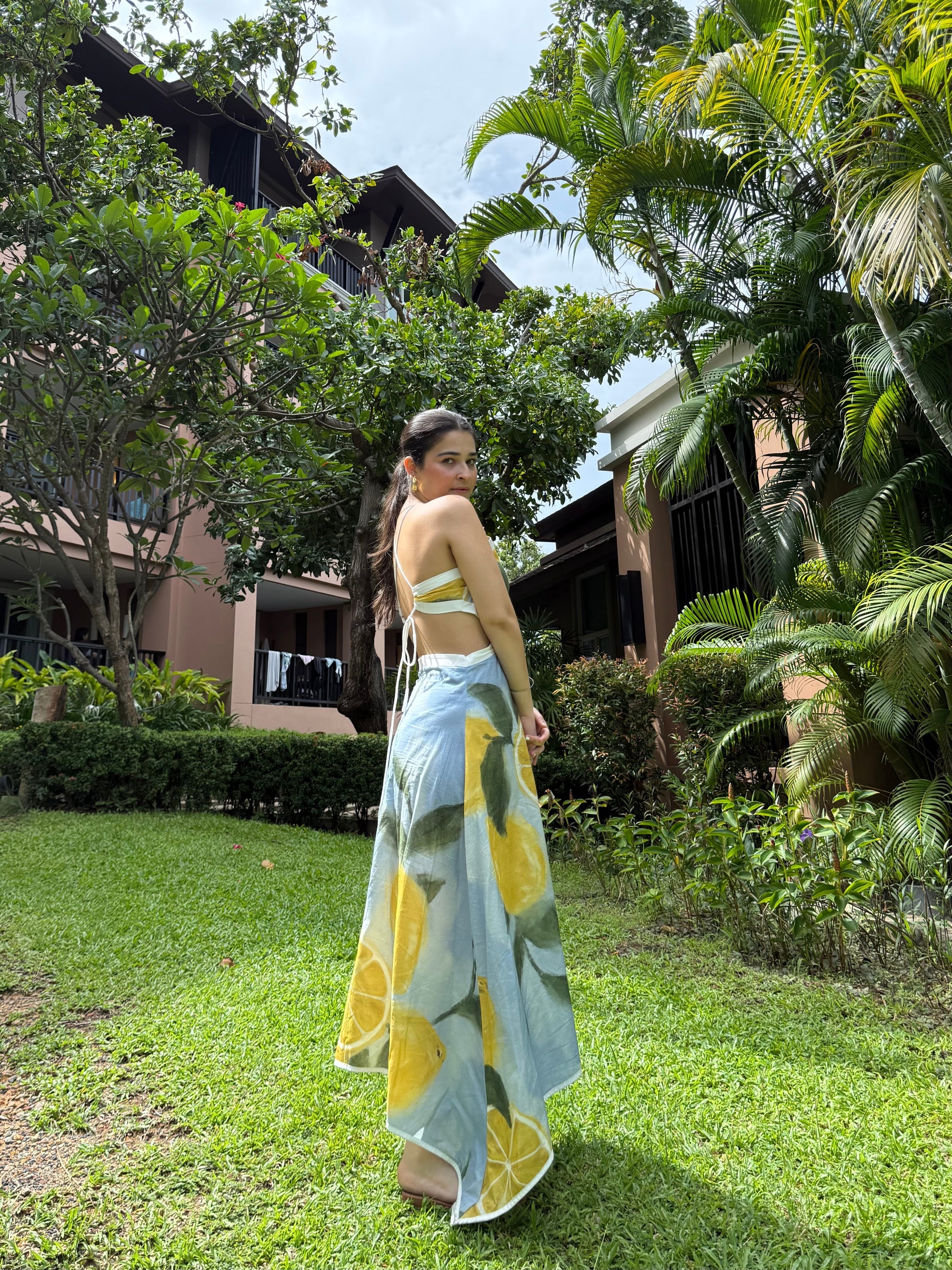 Aaleyah Dress in Limoncello Print