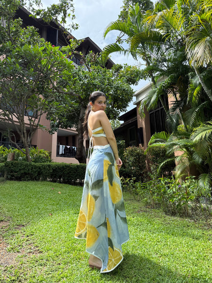 Aaleyah Dress in Limoncello Print