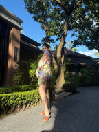 Sundown Dress in Coastal Serenade Print