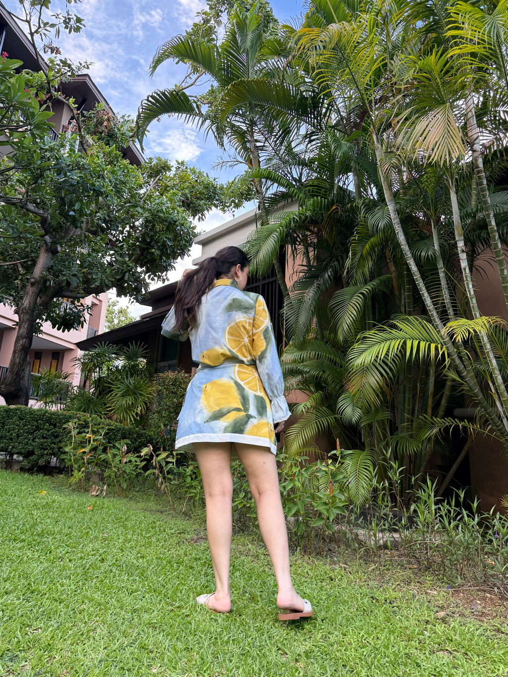 Sahara Set in Limoncello Print