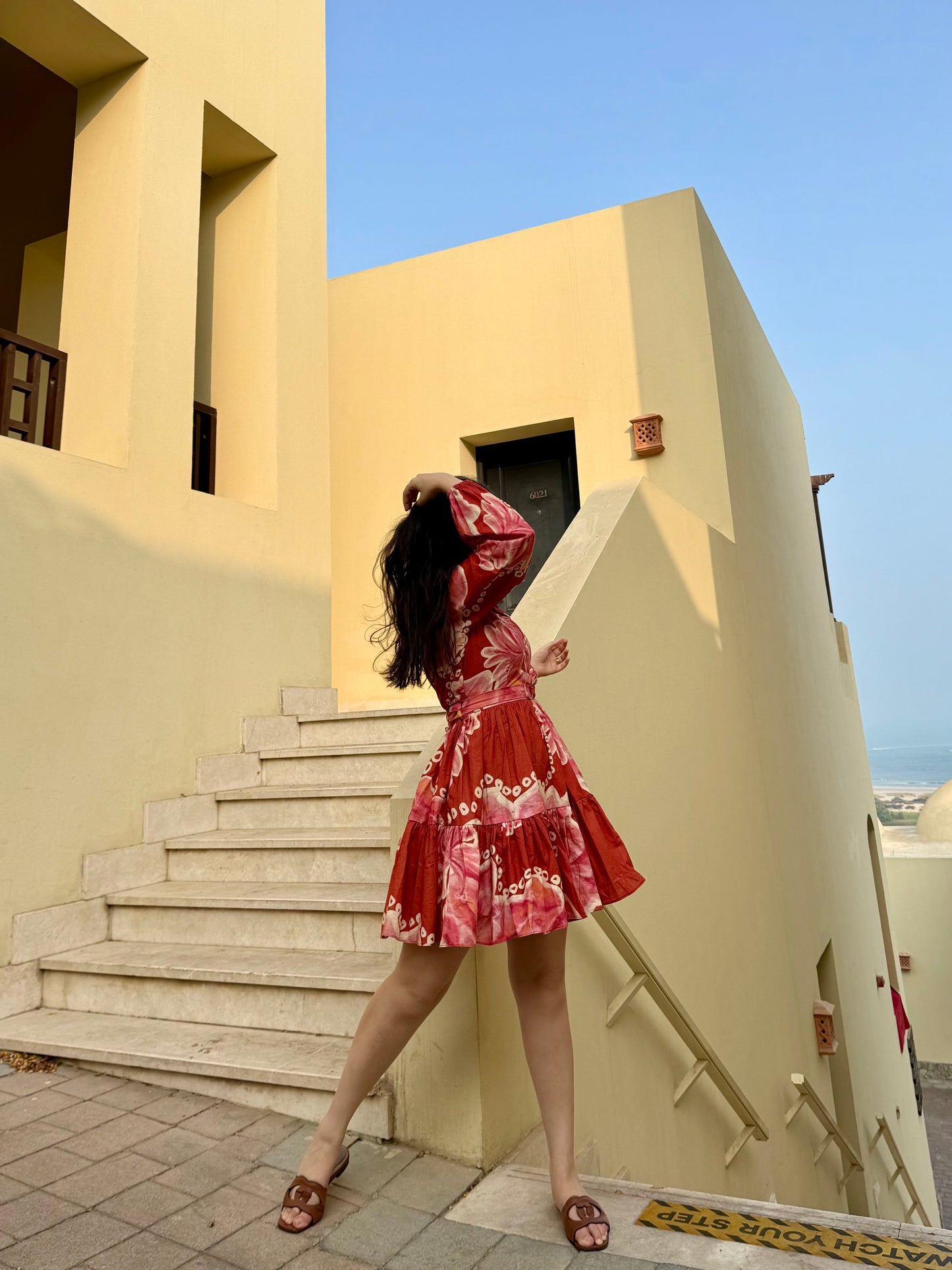 Rosabella Dress in Bubbly Spritz Print