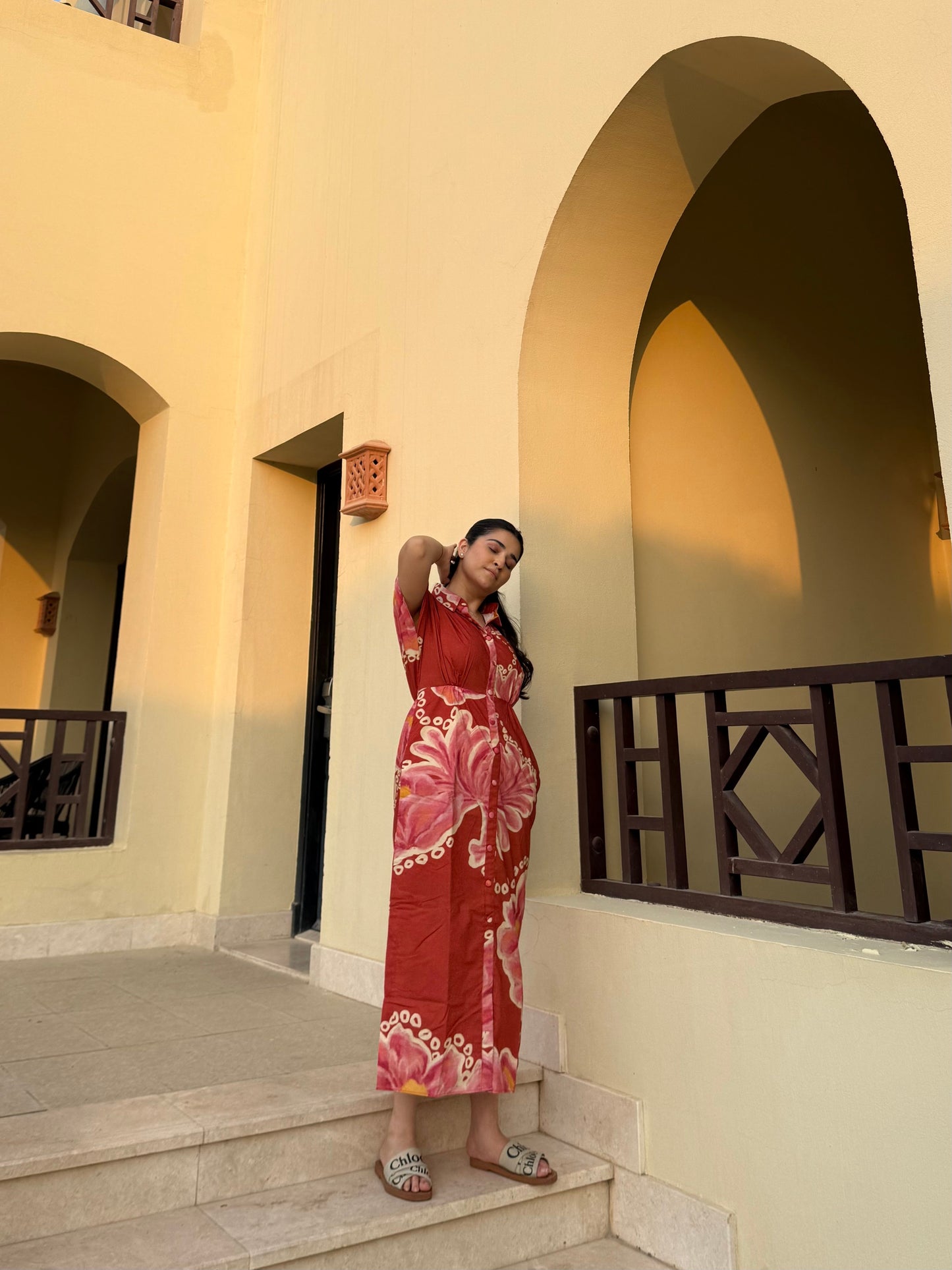 Alessia Dress in Bubbly Spritz Print