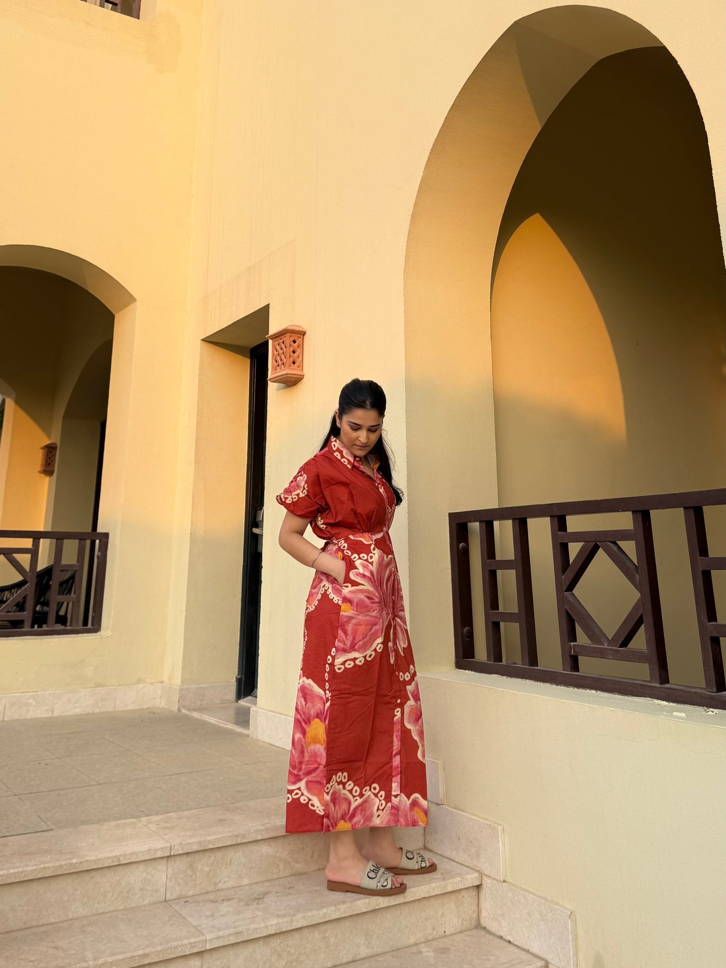 Alessia Dress in Bubbly Spritz Print