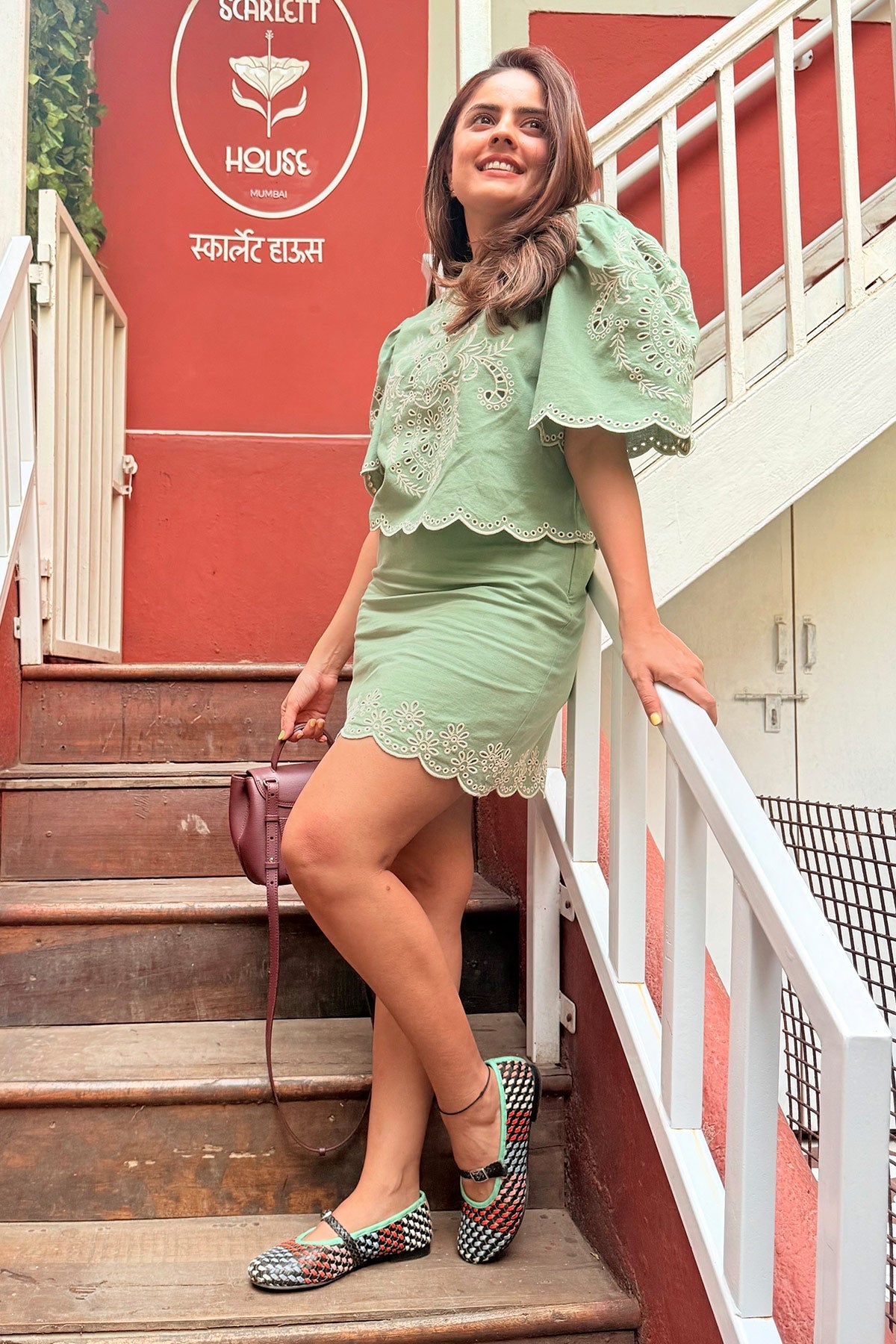 Simran Luthria in Bella Co-ord Set