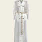 Giraffe Trench Rose Silk