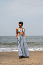 Verve Maxi Skirt - Blue