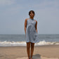 Zoe Tie-up Dress - Blue