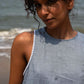Lauren Halter Asymmetrical Top - Blue