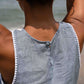 Lauren Halter Asymmetrical Top - Blue