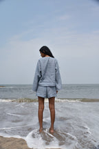 Arlo Long Sleeves Top - Blue